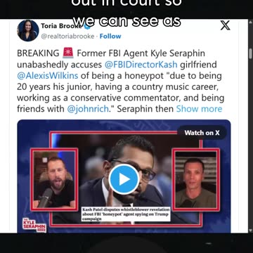 Ex-FBI Agent Says He Was Joking When He Called FBI Director’s Girlfriend a Former ‘Mossad Agent’