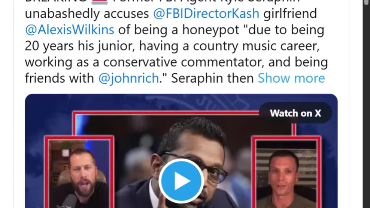 Ex-FBI Agent Says He Was Joking When He Called FBI Director’s Girlfriend a Former ‘Mossad Agent’