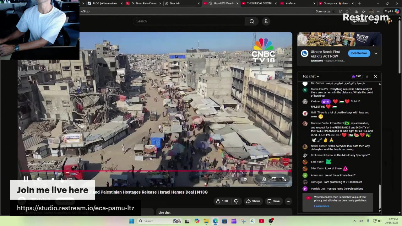 Welcome to my live stream, where you can watch, listen and join to interact.