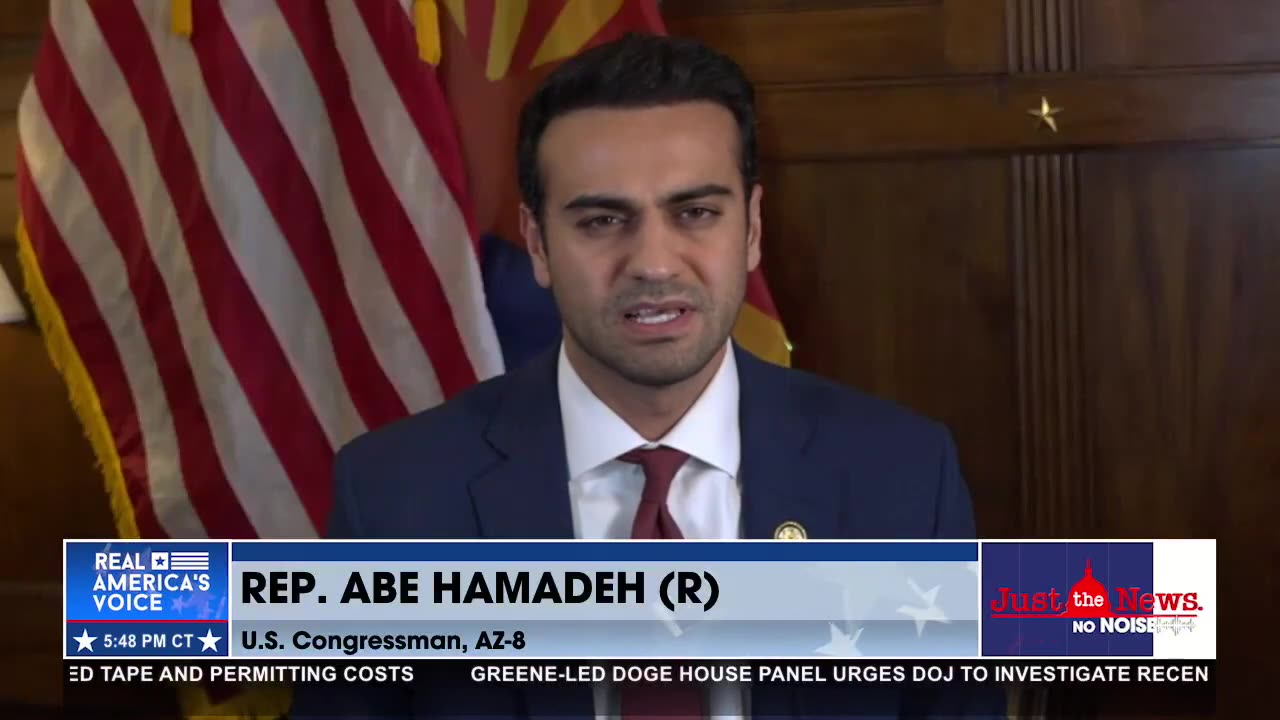 Rep. Abe Hamadeh slams media for gaslighting Americans on southern border invasion under Biden