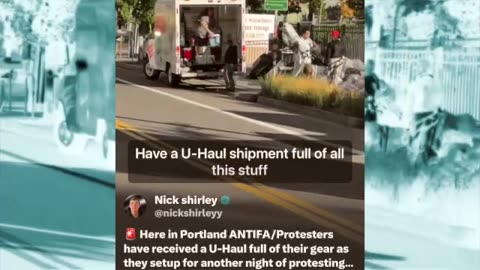 Nick Shirley (X) Covers Preparations For Another Night of Antifa Resistance in Portland