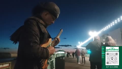 Jazz Nano Street Edition: Busking in Brighton/Hove, England: 2025 Tour in UK