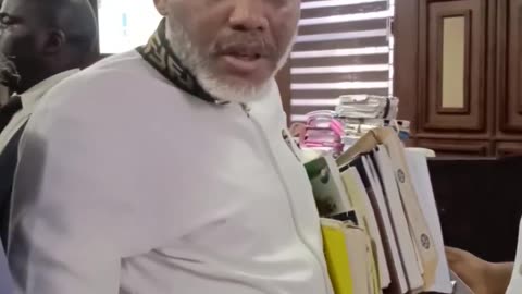 Mazi Nnamdi Kanu arrival at the High Court Abuja. 27_10_2025