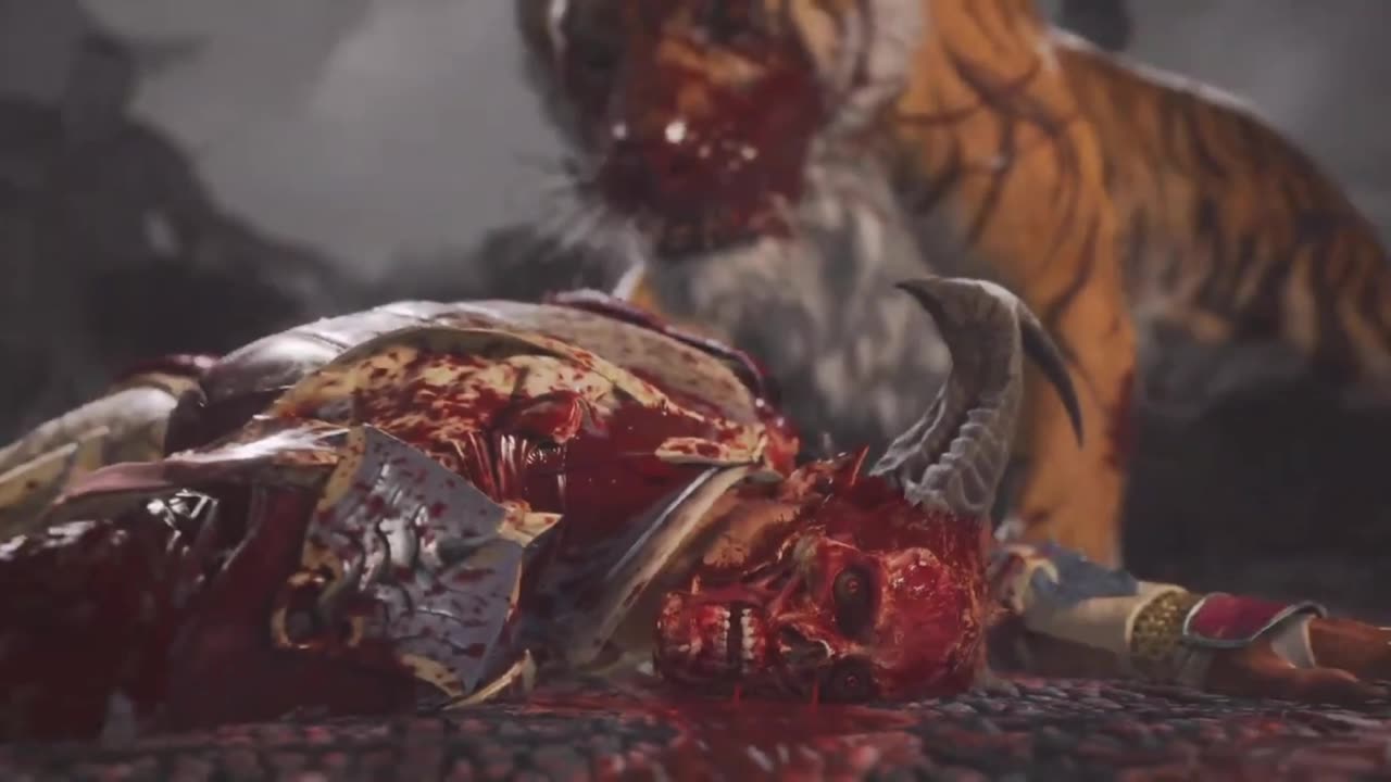 MK1 - Kung Lao Fatality 1,2 animality and Kameo Fatality