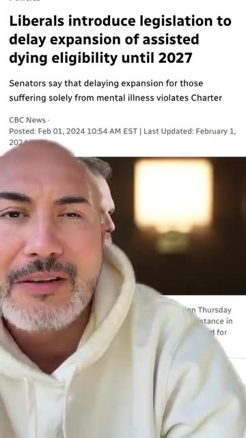 MAiD is being studied to expand to children and teens. Also without parental consent.🤬