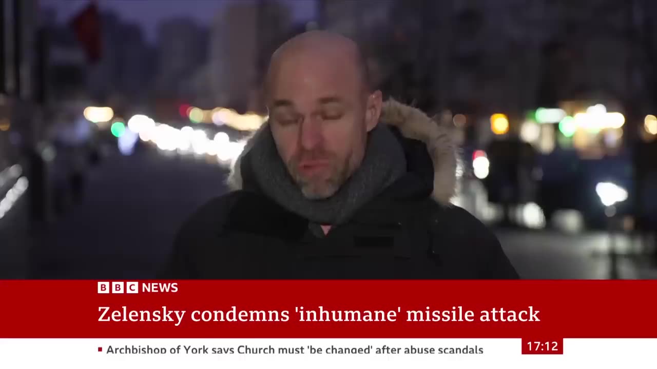 Ukraine's President Zelensky condemns Russia's 'inhumane' Christmas Day attack | BBC News