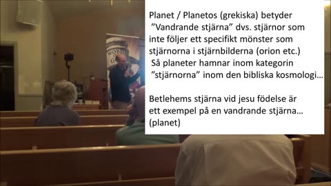 Biblisk Kosmologi och Bibel 100 (Kameraljud), Föreläsning i Betania / Skänninge 15/11/2025 Oscar N.
