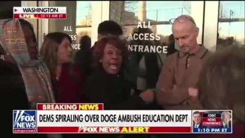 Democrats Create A Scene Outside Education Dept Demanding To Be Let In