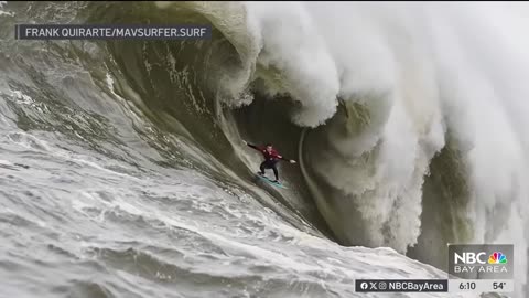 Santa Cruz man rides potential record wave