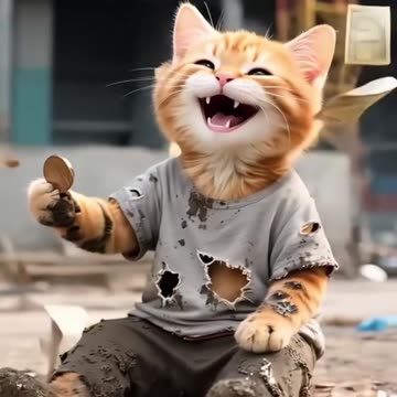 🚂🐱 "Fat Orange’s Life in the Steam Age | 2K Funny Cat Animation"