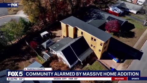 Immigrants Move Into Neighborhood, Build 3-Story 'Addition' to Him to House More Immigrants