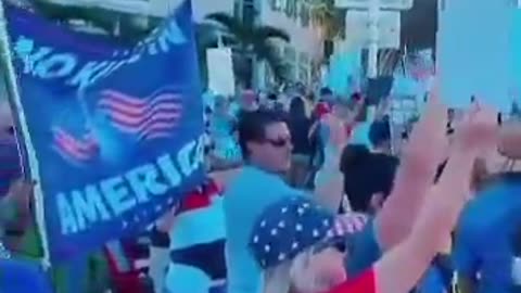 Protestors are already flooding the streets in deep Conservative territory in Florida