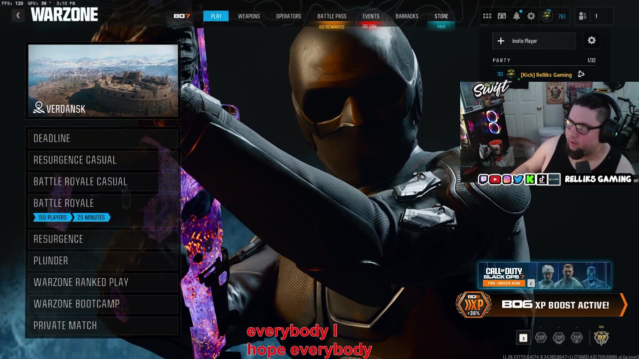 🔴Live - Vibing Out On Warzone