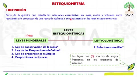 SAVIA REGULAR 2025 | Semana 08 | Química S1