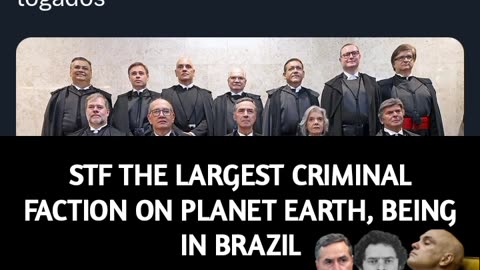 STF THE LARGEST CRIMINAL FACTION ON PLANET EARTH, BEING IN BRAZIL