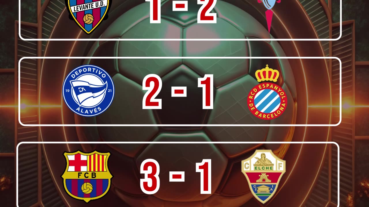 Resultado partidos mas destacados del día 2 de noviembre.