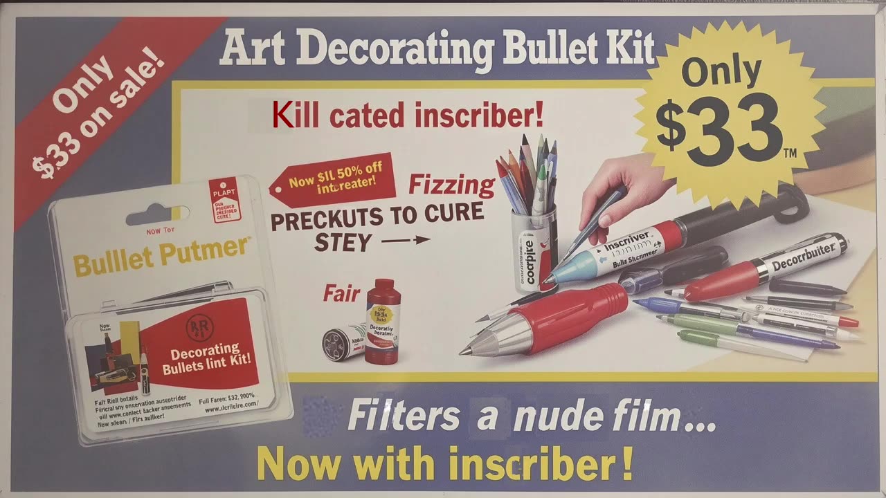The As Seen on TV Bullet Decorating Kit