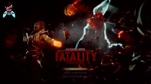 Mortal Kombat 11 Liu kang fatality burnout