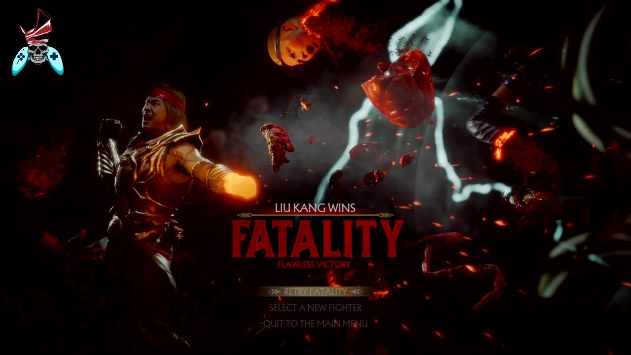 Mortal Kombat 11 Liu kang fatality burnout