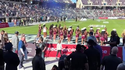 Parachutist Hits Field Goal Net Before Falling into Crowd at Lockheed Martin Armed Forces Bowl