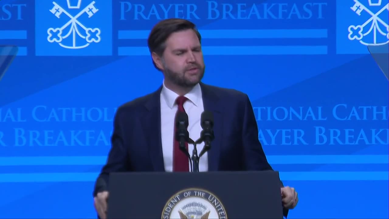 Spark of Hope: Vance Ignites Faith at the National Catholic Prayer Breakfast