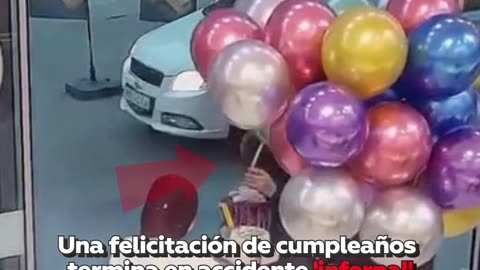 Felicitación de cumpleaños desata emergencia incendiaria