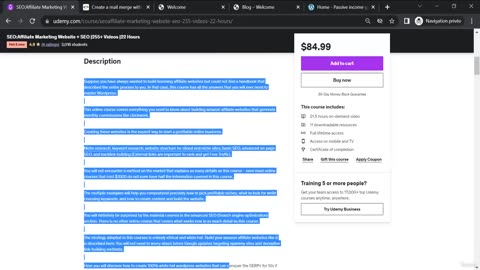 Passive Income - Affiliate Coupon Website To Generate Income