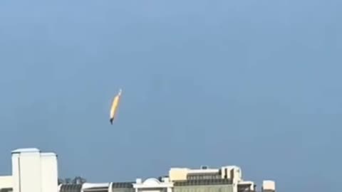 Odesa, a downed "Shahed" falls.