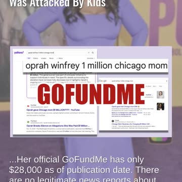 Fact Check: Oprah Winfrey Did NOT Give $1 Million To Chicago Mom Who Was Attacked By Kids