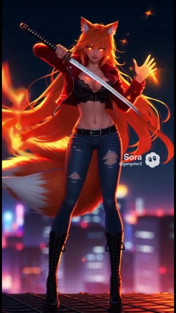 helen lighting up her sword