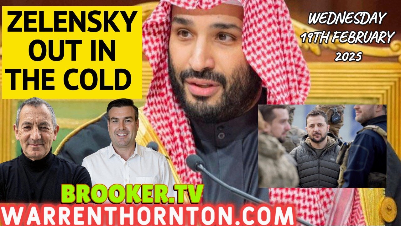 ZELENSKY OUT IN THE COLD WITH WARREN THORNTON