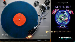 Deep Purple ) Slaves and Masters ) 1990 (35th Anniversary Numbered Blue/Purple Translucent Marbled Vinyl RCA/Music On Vinyl Netherlands 2025)