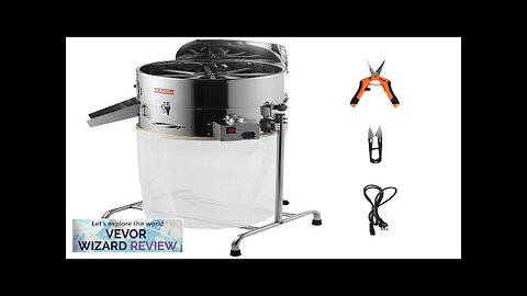 VEVOR Electric Bud Trimmer 19'' Electric Leaf Trimmer Machine with 60W Adjustable Review