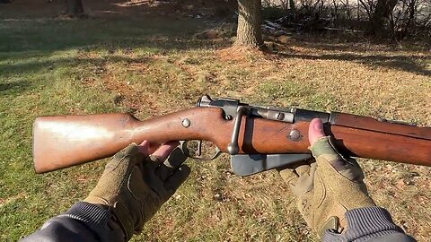 Mle 1866 Chassepot needle rifle POV firing.