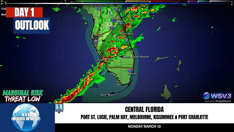 🌪️ Brief Tornado Possible in Central FL Today! 3/10/25 #shorts #weatherupdate #stormwatch