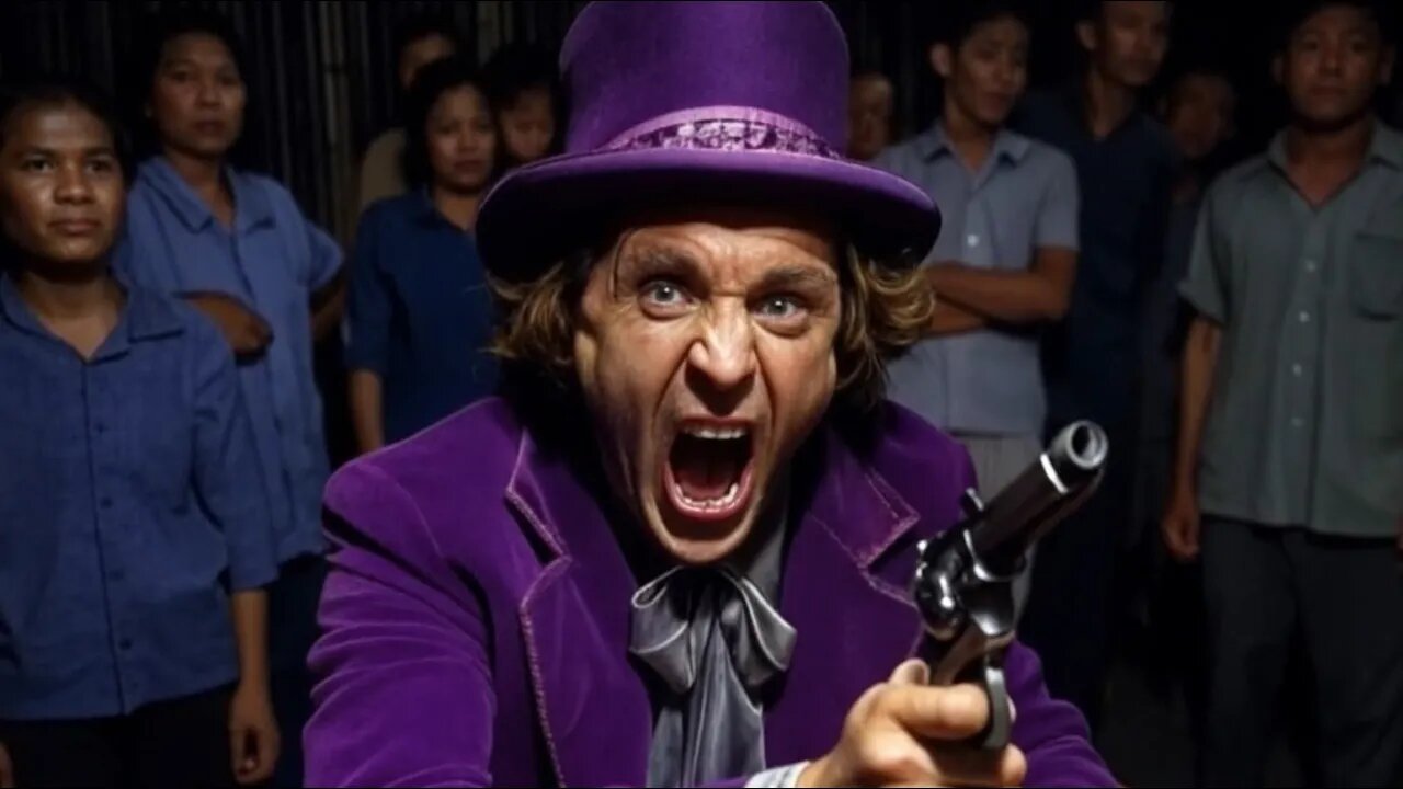 Willy Wonka Crashes The Russian Roulette Scene In The Deer Hunter