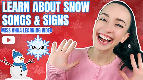 Learn To Talk ❄️ Low Sensory Speech Practice & Songs for Toddlers!
