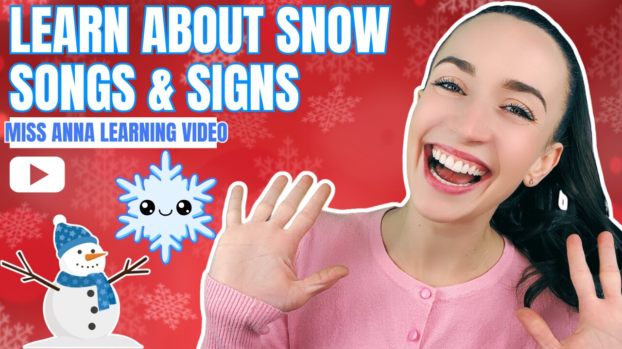 Learn To Talk ❄️ Low Sensory Speech Practice & Songs for Toddlers!