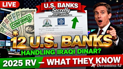 12 U.S. Banks Secretly Handling Iraqi Dinar What They Know About the 2025 RV 💰 💥 IQD News 2025