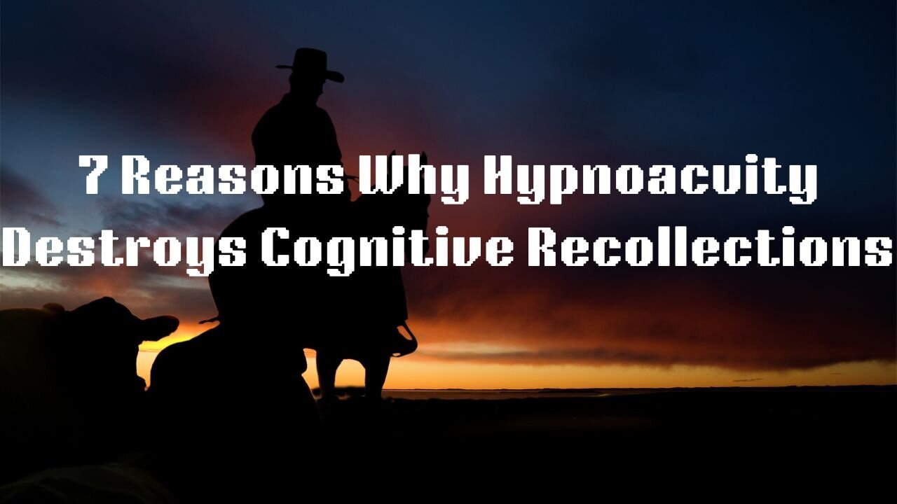 7 Reason Why Hypnoacuity Destroys Cognitive Recollections