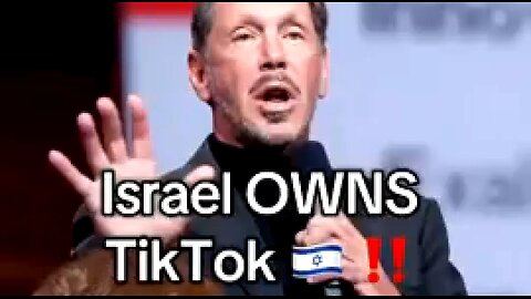 ISRAEL (THROUGH LARRY ELLISON) OWNS TIKTOK & THE CENSORSHIP ON THE HAS ESCALATED! ✡️