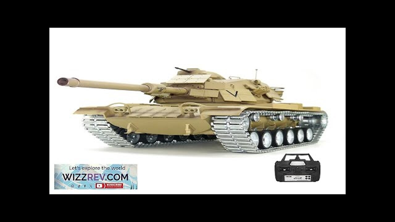 Tongde Model M2022-1 1/16 2.4G USA Tongde M60A1 RC Tank Loud Speaker Review