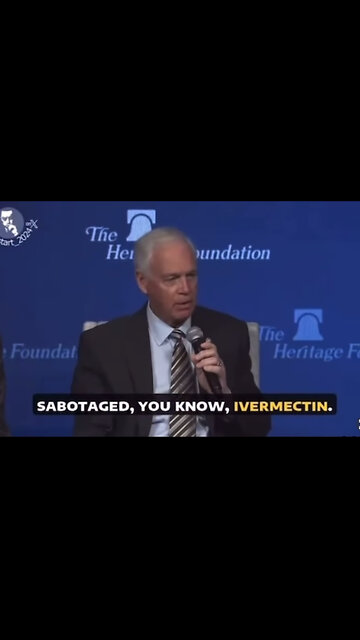 Corruption caused the suppression of ivermectin and hydroxychloroquine says Sen. Ron Johnson