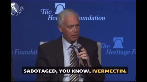 Corruption caused the suppression of ivermectin and hydroxychloroquine says Sen. Ron Johnson