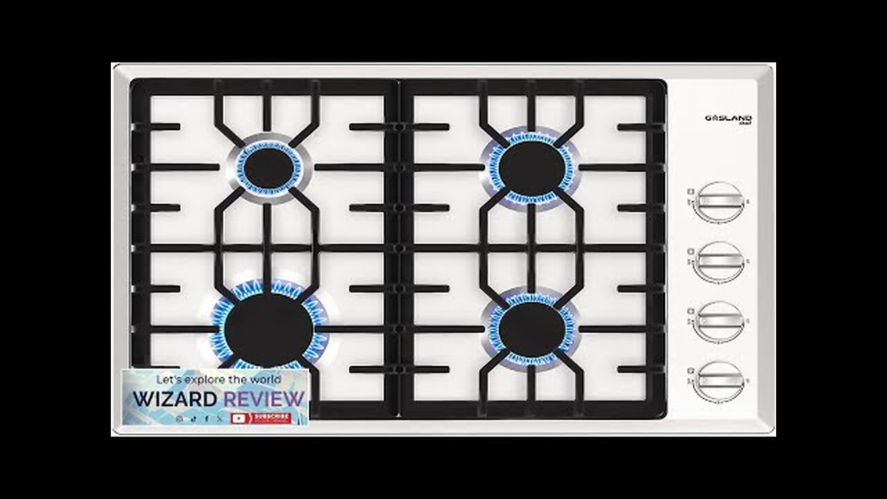 GASLAND 30 Inch Gas Cooktop GH1304SS Drop in Gas Stovetop 28300 BTU Review