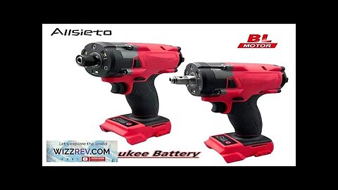 For Milwaukee 18V Battery Brushless Impact Driver Screwdriver300NM Cordless Impact Review