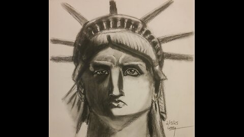 02-15-25 1-Hour Portrait Charcoal Drawing