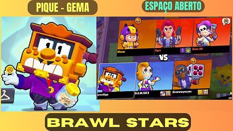 Pique - Gema Espaço Aberto, com o Personagem Griff, #Part 01,Brawl Stars.