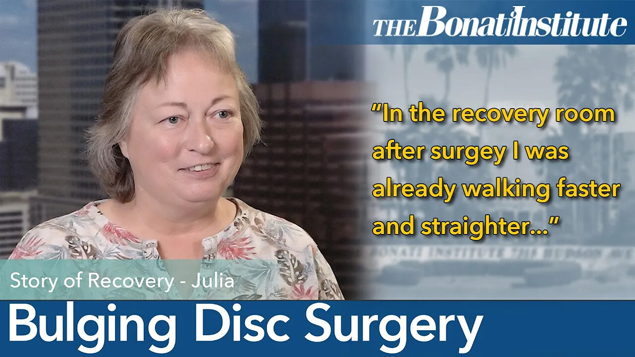 Finding Relief From a Bulging Disc Is Totally Possible!: Julia's Story