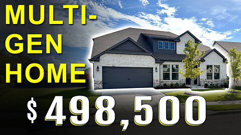 A NEW Home With a Full In-Law Suite Near Dallas - BELOW $500k! #MultiGenerationalLiving,